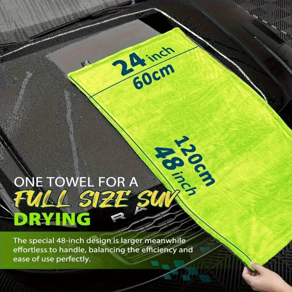 Microfiber Car Drying Towel Super Absorbent - Toalla de secado para camión SUV