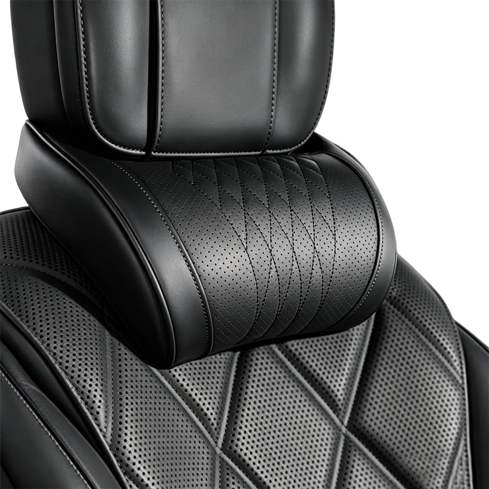 Memory Foam Car Neck Pillow Lumbar Support - Almohada lumbar universal para reposacabezas de