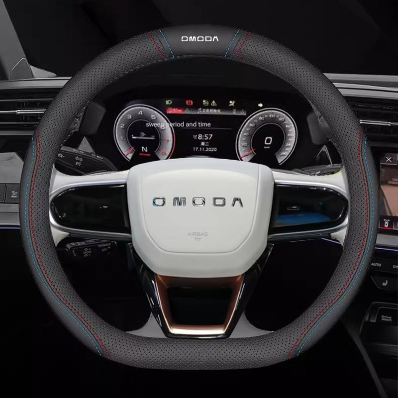 Funda de Cuero para Volante de - Car Steering Wheel Cover Anti Slip Breathable reseña y precio