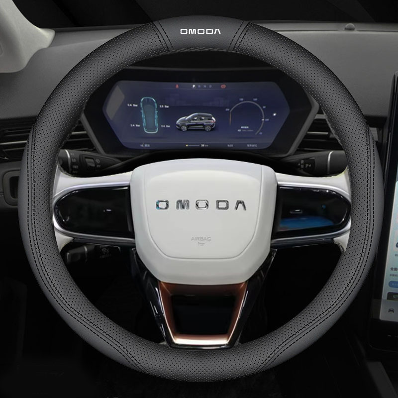 Funda de Cuero para Volante de - Car Steering Wheel Cover Anti Slip Breathable reseña y precio