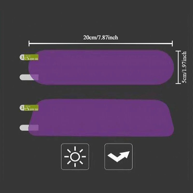 Película antideslumbrante para - Anti Glare Car Rearview Mirror Film reseña y precio
