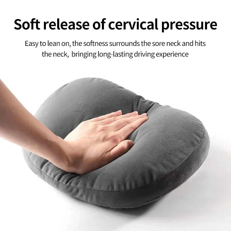 Cojín de espuma viscoelástica  - Memory Foam Car Neck Pillow Lumbar Support reseña y precio